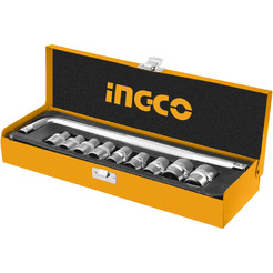 Набор торцевых головок с трещоткой INGCO HKTS12101 (10 шт)