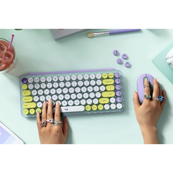 Клавиатура Logitech Pop Keys Daydream mint (920-010717)