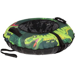 Тюбинг Snowstorm BZ-90 Dinosaurs / W112876 (90см, зеленый/черный)