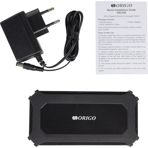 Коммутатор Origo OS2108/A1A