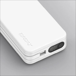 Внешний аккумулятор Momax IP138 1-Power Vital+ 10000mAh (белый)