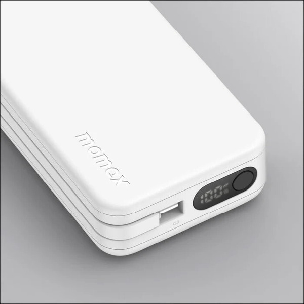 Внешний аккумулятор Momax IP138 1-Power Vital+ 10000mAh (белый)