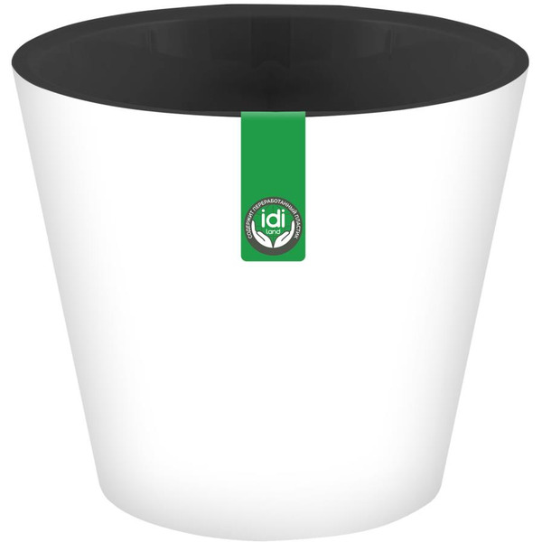 Горшок для цветов IDILAND Rosemary 221605929/01 (белый)