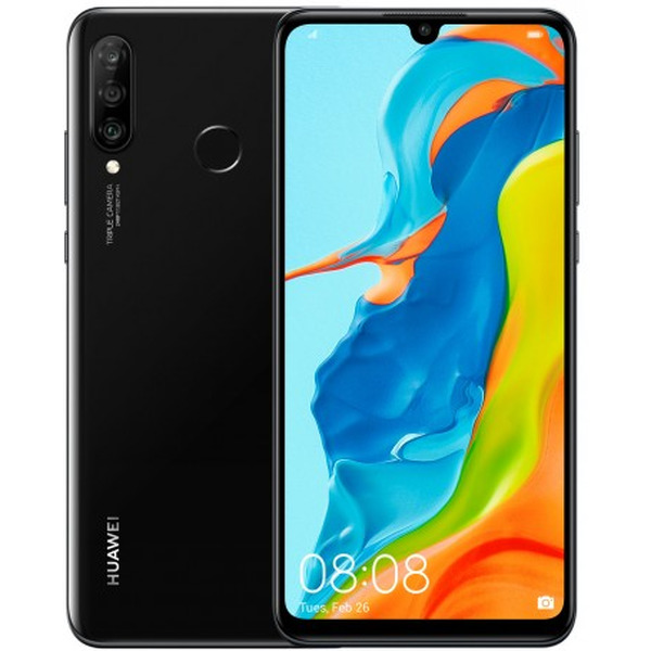 Смартфон HUAWEI P30 Lite 256GB (MAR-LX1B) полночный черный