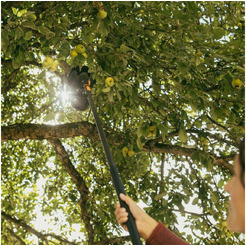 Черенок алюминиевый телескопический Fiskars 1080547 (119-174см)