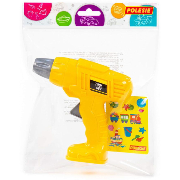 Шуруповёрт игрушечный Полесье №2 90485 (желтый)