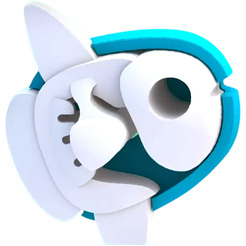 Магнитный конструктор Halftoys Ocean Луна-рыба с диорамой HO002