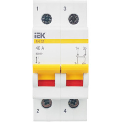 Выключатель нагрузки IEK ВН-32 2Р 40А MNV10-2-040