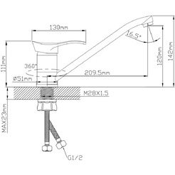 Смеситель AV Engineering AVJAS4-A080-449