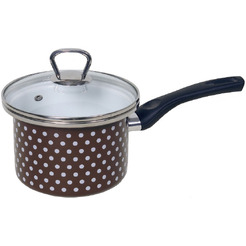 Кастрюля Сантэкс 1-2215411 (горох, коричневый)