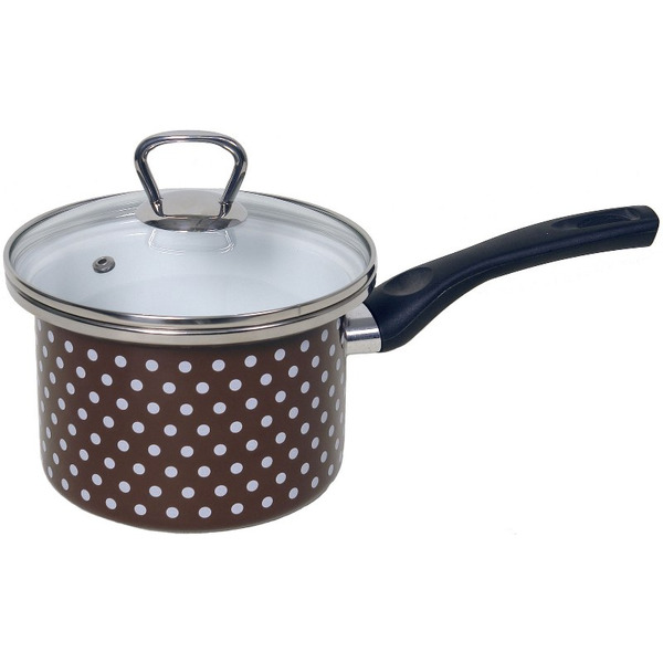 Кастрюля Сантэкс 1-2215411 (горох, коричневый)