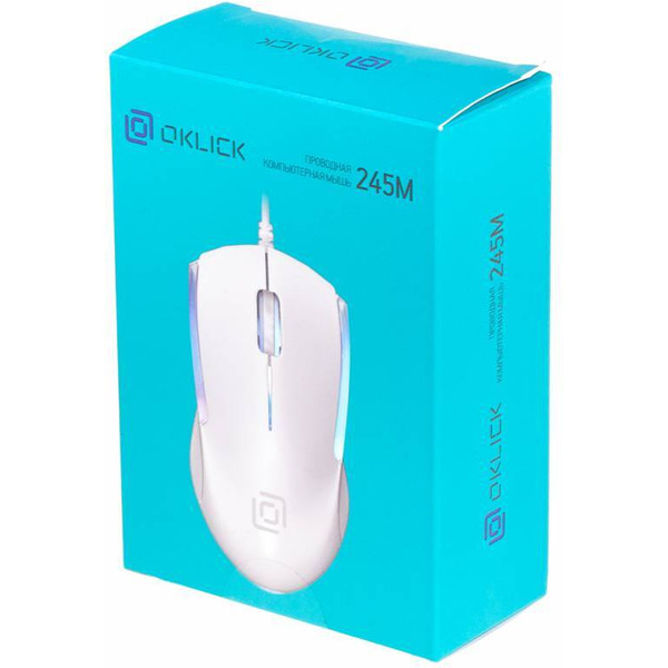 Мышь Oklick 245M (белый)