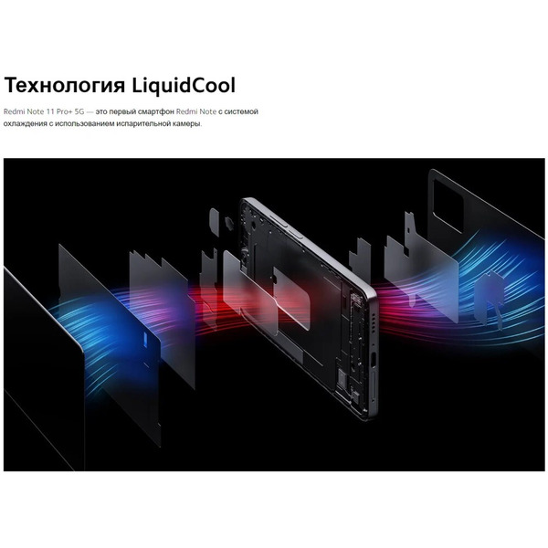 Смартфон Xiaomi Redmi Note 11 Pro+ 5G 8GB/128GB Graphite Gray EU