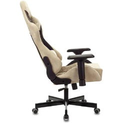 Кресло игровое Zombie VIKING 7 KNIGHT Fabric (бежевый/коричневый)