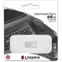 USB Flash Kingston DataTraveler Micro USB 64GB (DTMC3G2/64GB)