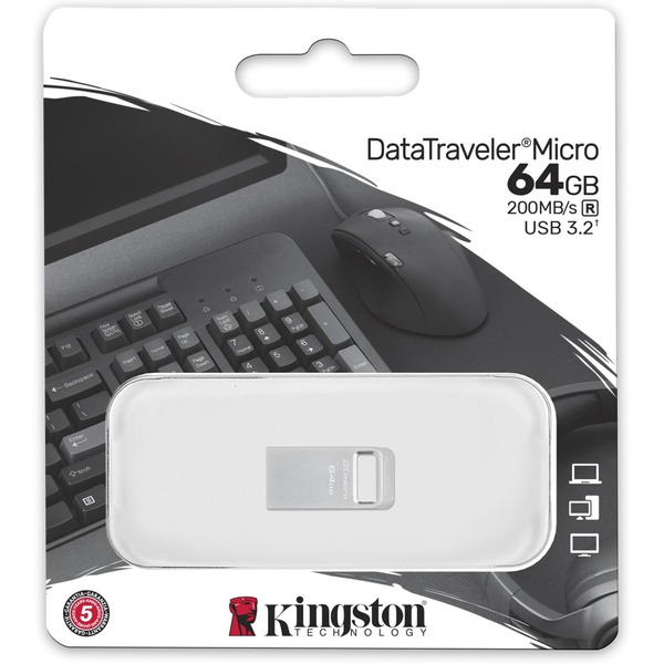USB Flash Kingston DataTraveler Micro USB 64GB (DTMC3G2/64GB)