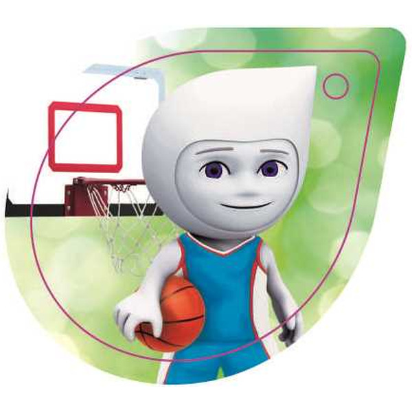 Брелок сувенирный 5 ЭЛЕМЕНТ Баскетбол № 17