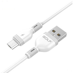 Кабель Golf GC-75, Micro USB, 1 м., белый