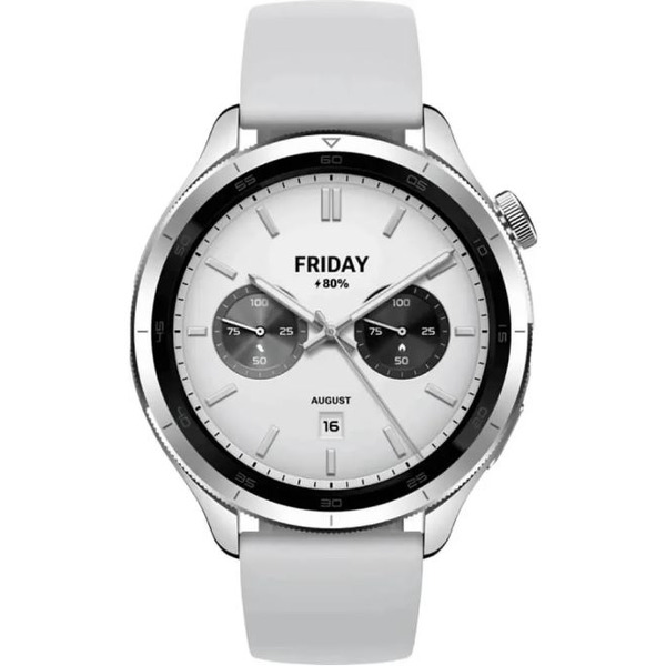 Смарт-часы Xiaomi Watch S4 Silver (BHR9197GL/M2425W1)