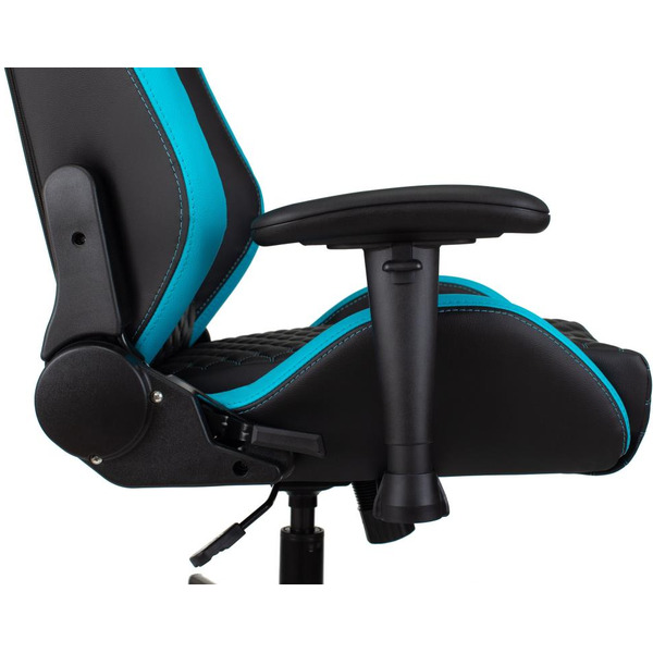 Кресло игровое Knight Neon (1717271) черный/голубой