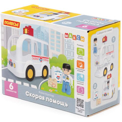 Конструктор Полесье Макси Скорая помощь 10845