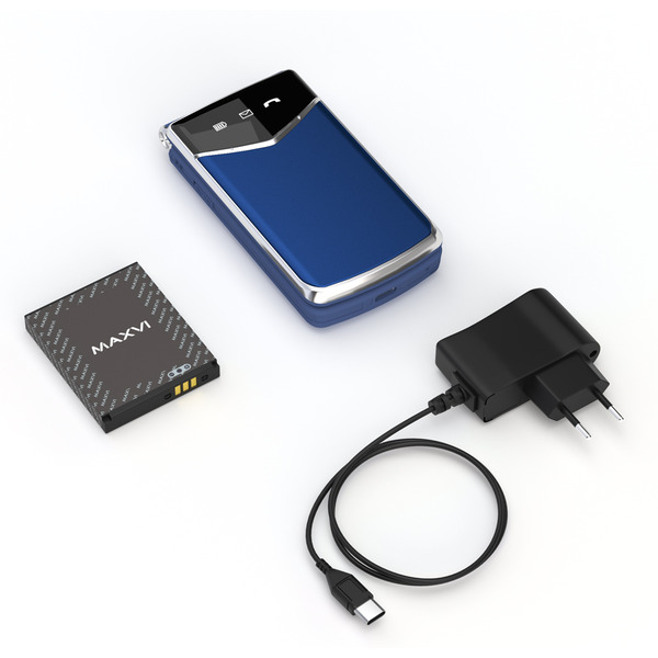 Мобильный телефон Maxvi E11 (темно-синий)