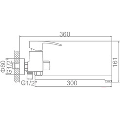 Смеситель Ledeme H43 L2243