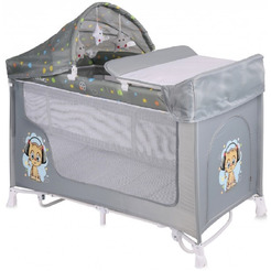 Манеж Lorelli San Remo Rocker Grey Cute Kitten