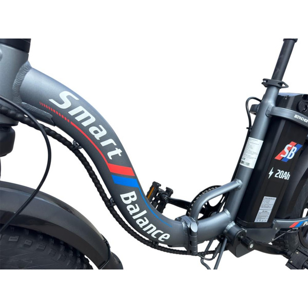 Электровелосипед Smart Balance Panda 20" (серый)