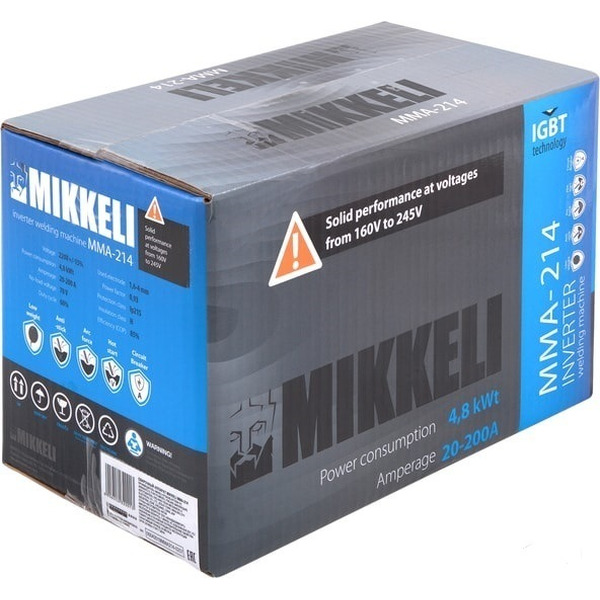 Сварочный аппарат Mikkeli MMA-214