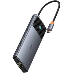 Док-станция Baseus Metal Gleam Series II 10-in1 USB Hub B00061800123-00