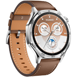 Смарт-часы HUAWEI Watch GT 5 Brown Leather Strap (VLI-B19) 46mm