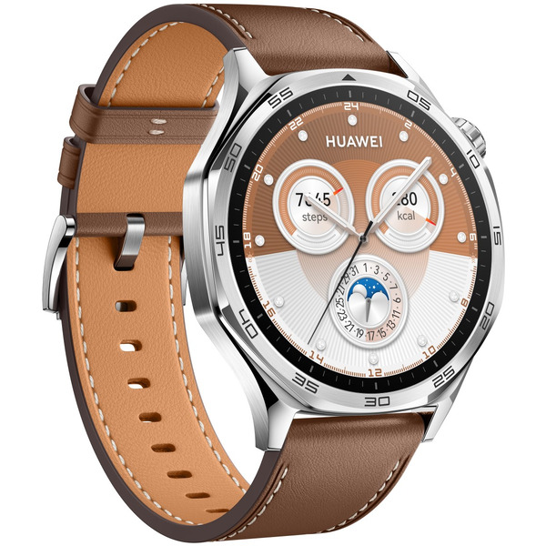 Смарт-часы HUAWEI Watch GT 5 Brown Leather Strap (VLI-B19) 46mm