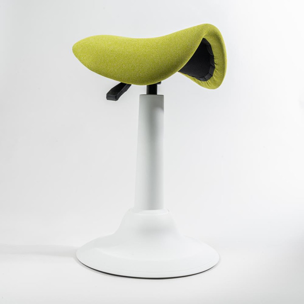 Стул для активного сидения Chair meister Saddle (пластик белый,ткань зеленая)