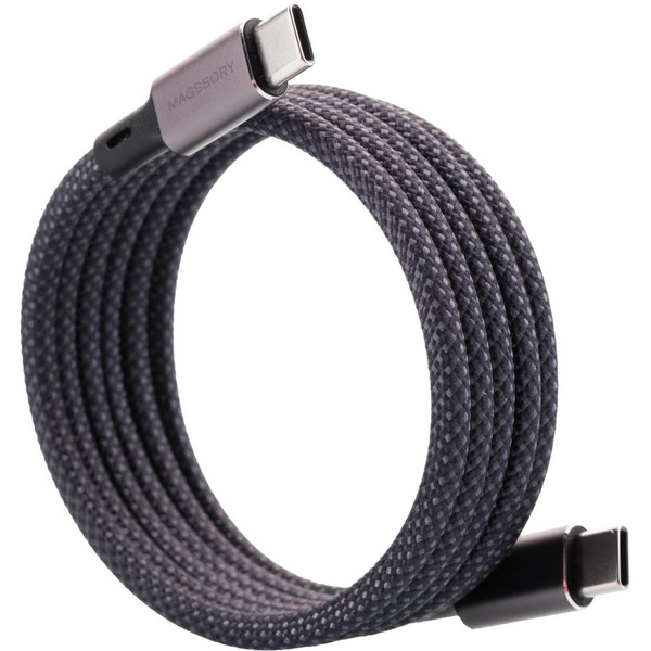 Кабель Magssory CBL001 USB-C 60W 1.2м серебристый (CBL001s)