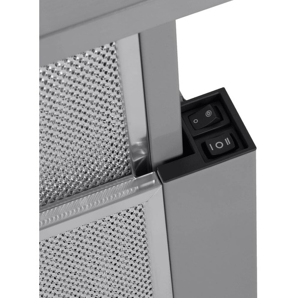 Вытяжка MAUNFELD VSQ 60 (нержавеющая сталь/белое стекло)