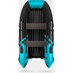 Надувная лодка Gladiator E420S (черно-бирюзовый)