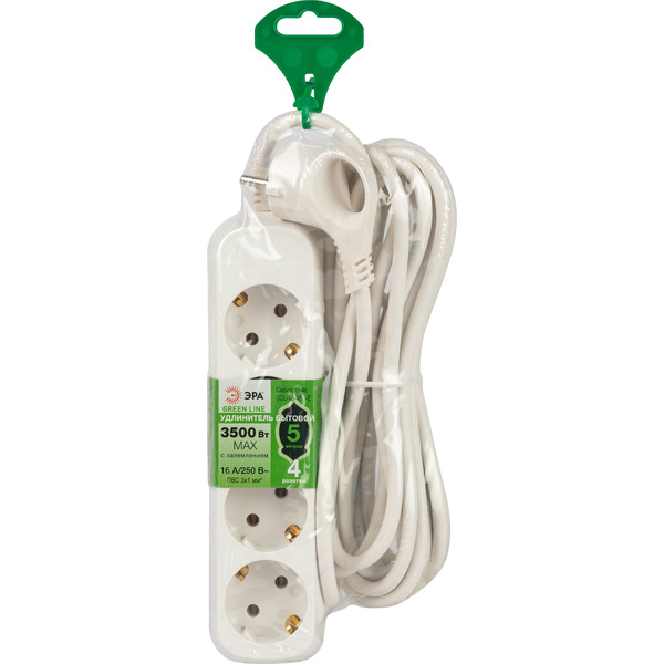Удлинитель Эра Greenline UDL-16-450-E