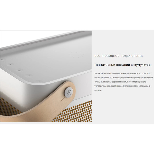 Беспроводная колонка Bang & Olufsen Beolit 20 (серый)