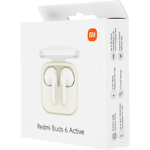 Беспроводные наушники Xiaomi Redmi Buds 6 Active White BHR8391GL (M2344E1)