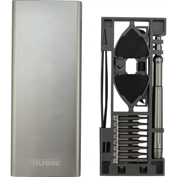 Набор отверток прецизионных Kranz KR-12-4754 (24 предмета)