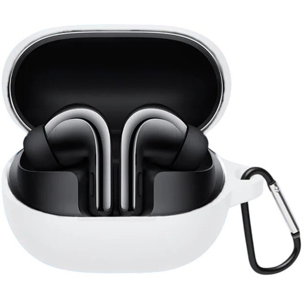 Чехол Bingo Silicone для XIAOMI Buds 4 Pro (белый)