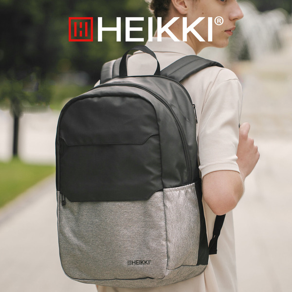 Рюкзак Heikki SECTIONS 273908 (серый/черный)