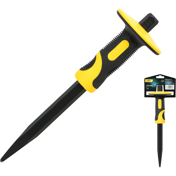 Зубило плоское Deli EDL6412