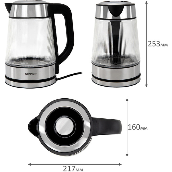 Чайник электрический SONNEN KT-6801