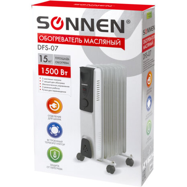 Масляный радиатор Sonnen DFS-07