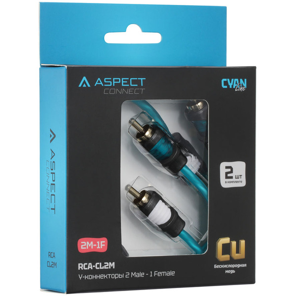 Y-коннектор Aspect RCA-CL2M