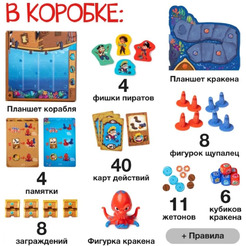 Настольная игра GaGa Games Атака Кракена GG225