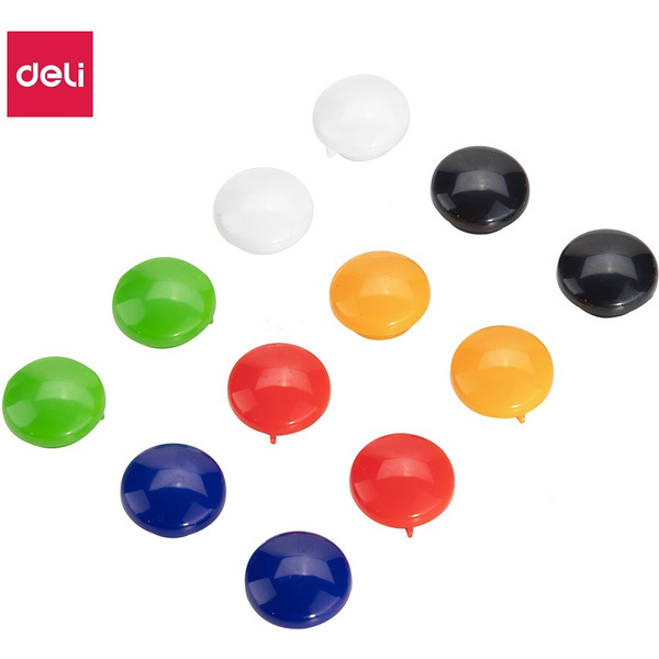 Магнитные держатели для доски DELI (12 шт) 7824