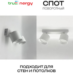 Светильник накладной поворотный TRUENERGY 21381
